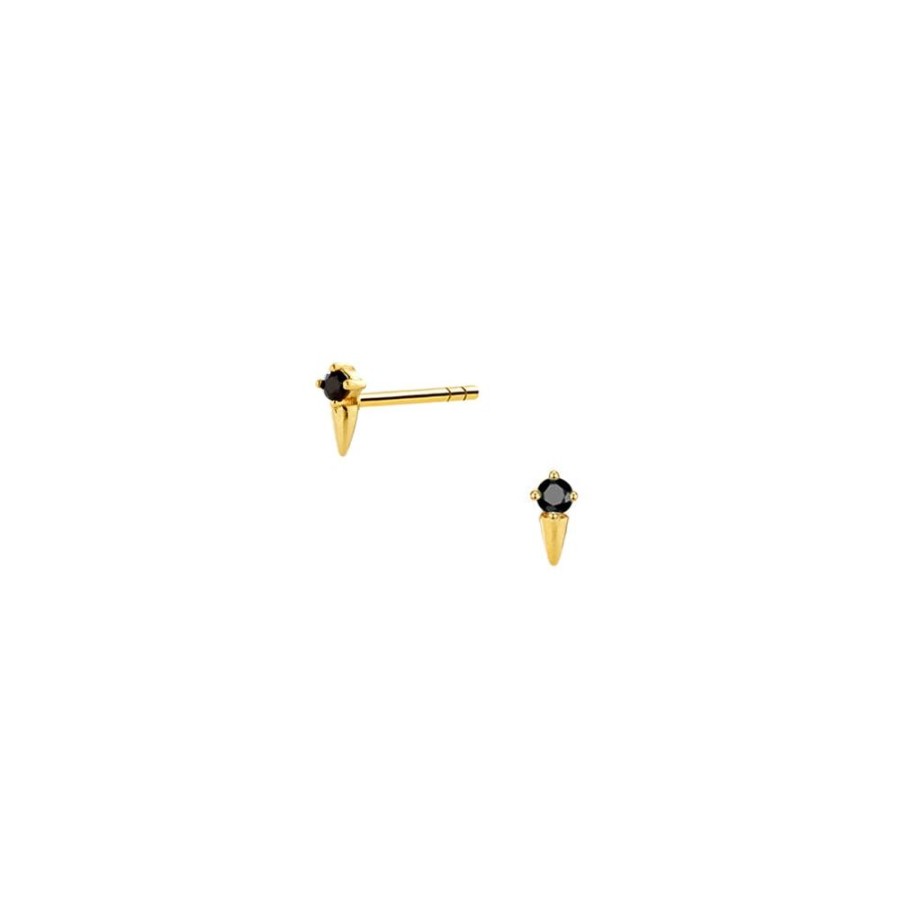 Joyas Makedoonia Mini | Pendientes Punky Black Mini